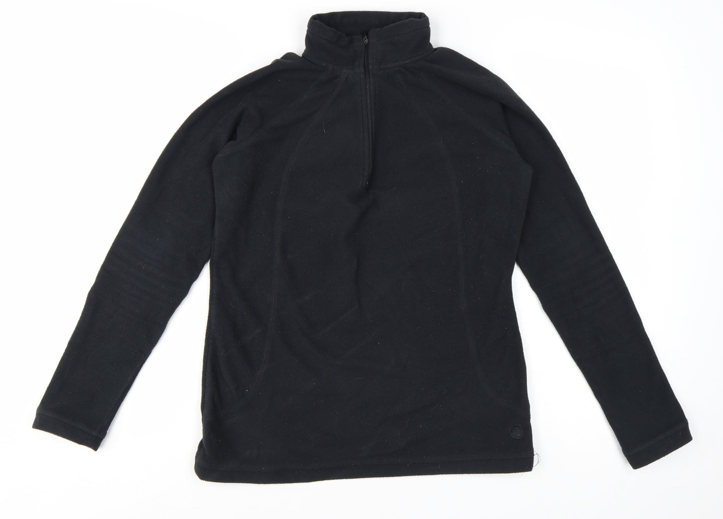 Peter Storm Women's Black Size 8 1/2 Zip Fleece Pullover Sweatshirt