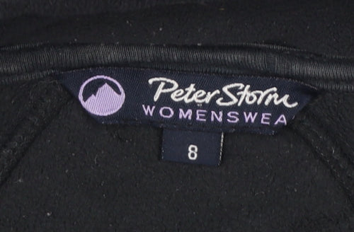 Peter Storm Women's Black Size 8 1/2 Zip Fleece Pullover Sweatshirt