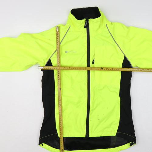 Mountain Warehouse Womens Yellow Waterproof Windbreaker Jacket Size 8