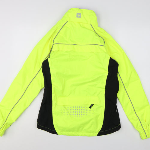 Mountain Warehouse Womens Yellow Waterproof Windbreaker Jacket Size 8