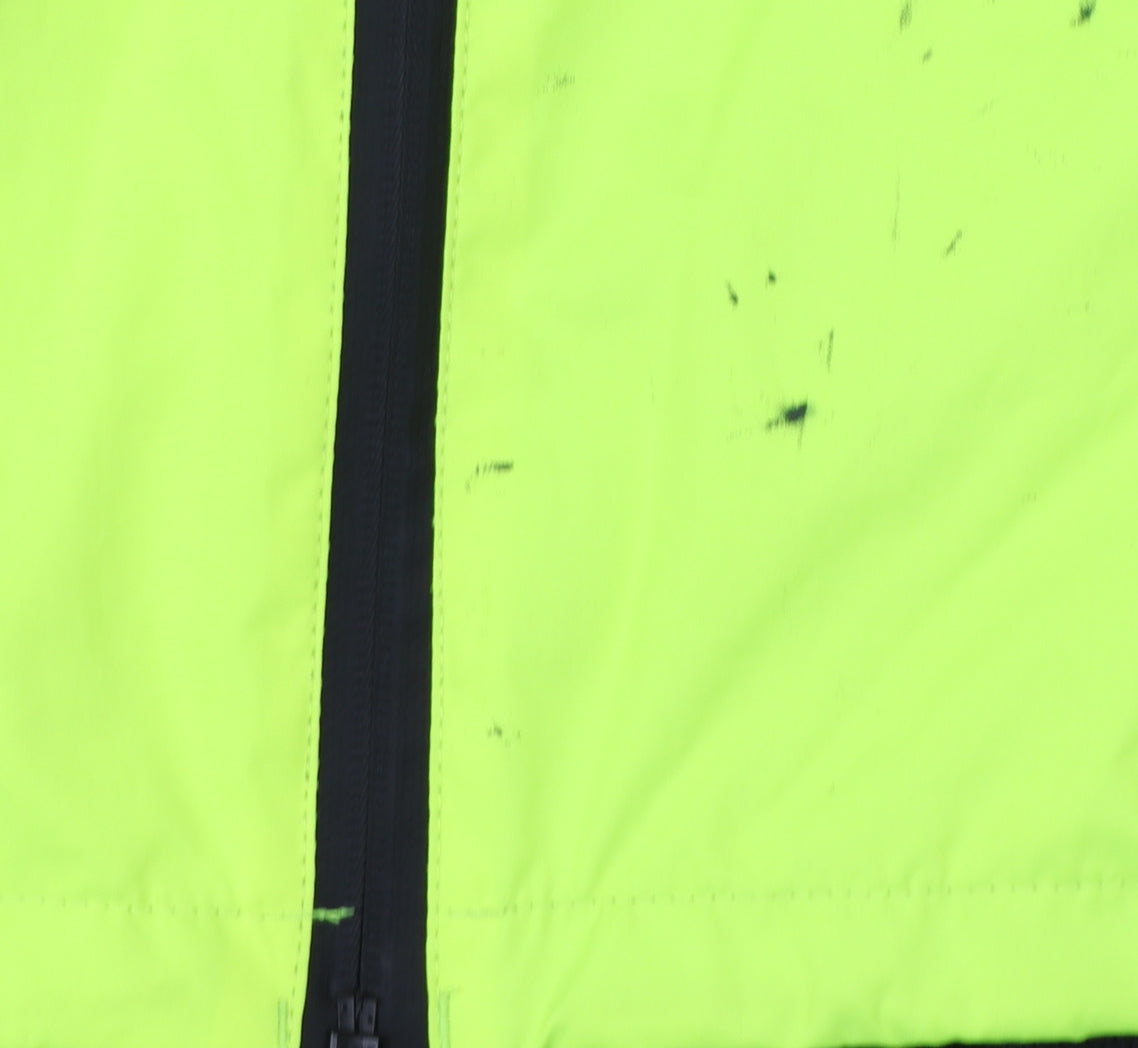 Mountain Warehouse Womens Yellow Waterproof Windbreaker Jacket Size 8