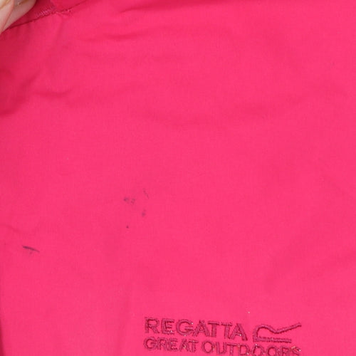 Regatta Women’s Pink Waterproof Hooded Rain Coat Jacket UK 14