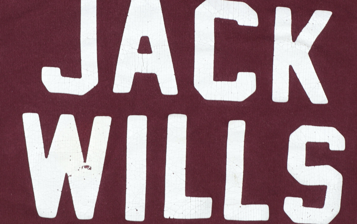 Jack Wills Womens Burgundy Pullover Hoodie UK 12 Cotton Blend