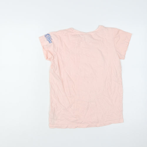 Sailor Moon Girls Pink Graphic Cotton T-Shirt Size 158 Short Sleeve Anime Top