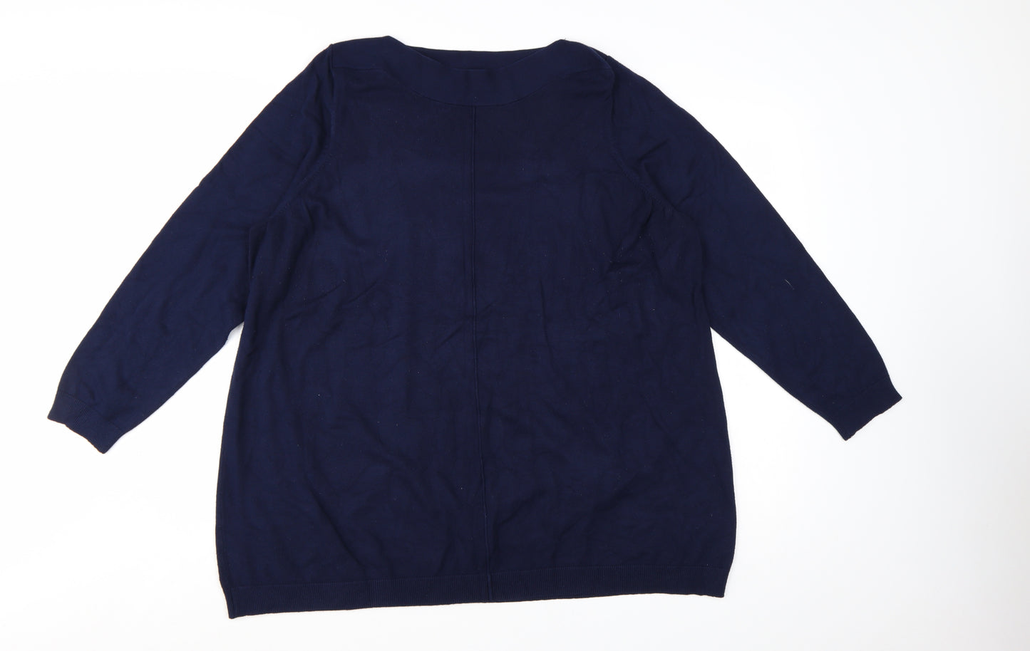 Evans Women’s Blue Plus Size 22/24 Knit Pullover Jumper