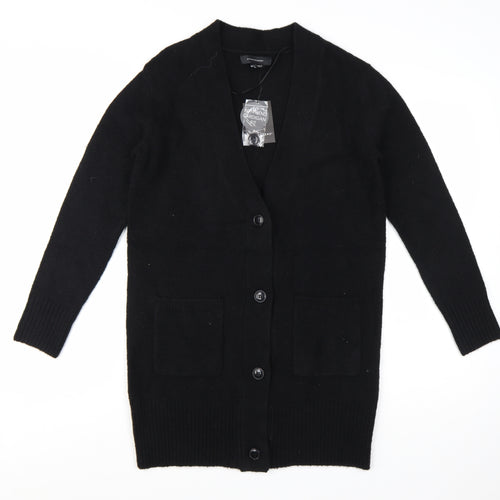 Atmosphere Women's Black XS Long Sleeve V-Neck Cardigan Jumper