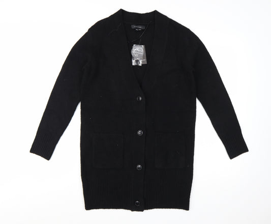 Atmosphere Women's Black XS Long Sleeve V-Neck Cardigan Jumper
