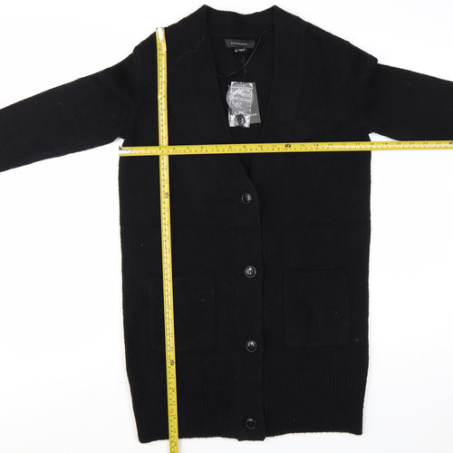 Atmosphere Women's Black XS Long Sleeve V-Neck Cardigan Jumper