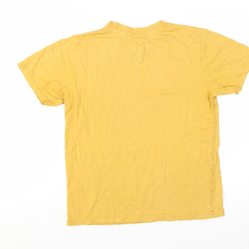 Lazy Jacks Boys Yellow Cotton Nautical Graphic T-Shirt 11-12 Years