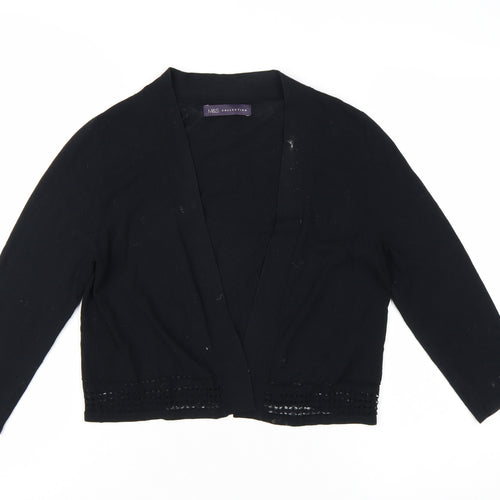 Marks and Spencer Women’s Black 3/4 Sleeve Knit Cardigan Size 8