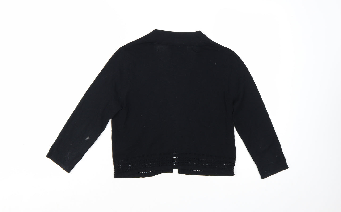 Marks and Spencer Women’s Black 3/4 Sleeve Knit Cardigan Size 8