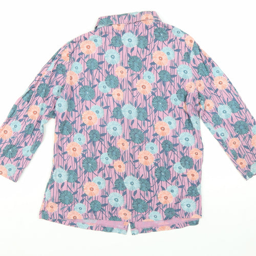 White Stuff Womens Multicoloured Floral Cotton Tunic Shirt UK 12