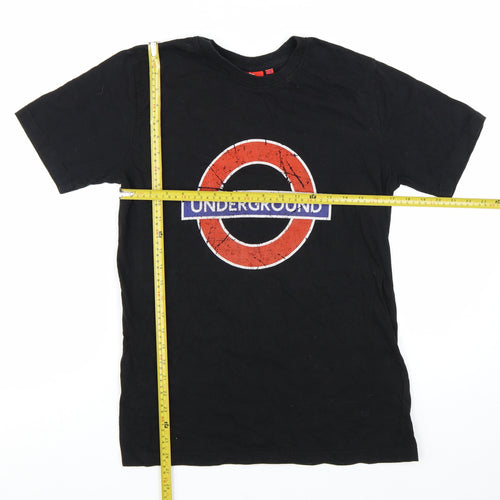 Transport for London Men's Black Underground Graphic T-Shirt M