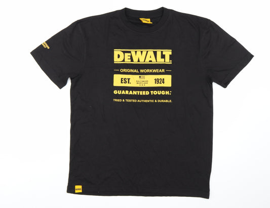 DeWalt Men's Black Medium Workwear Graphic Print T-Shirt