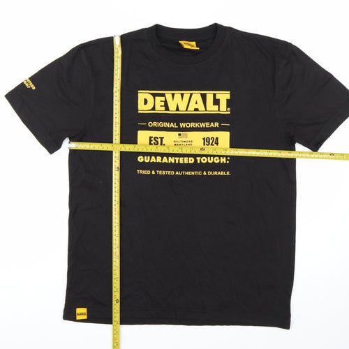 DeWalt Men's Black Medium Workwear Graphic Print T-Shirt