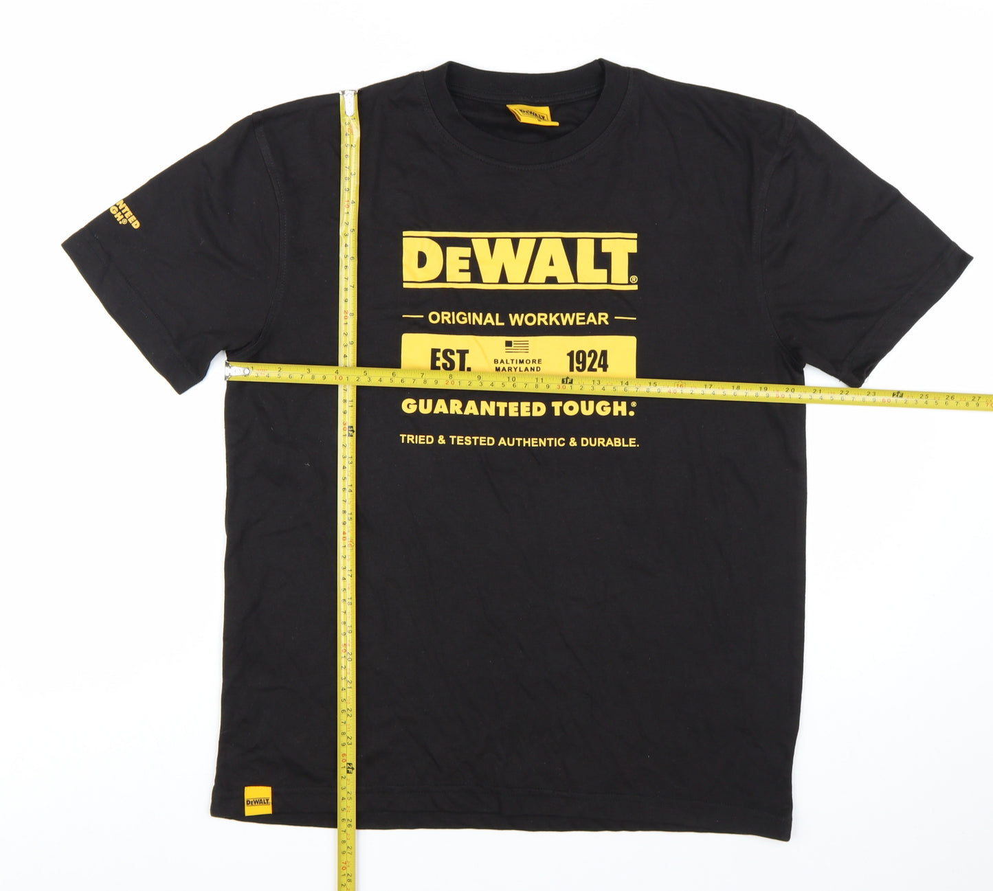 DeWalt Men's Black Medium Workwear Graphic Print T-Shirt