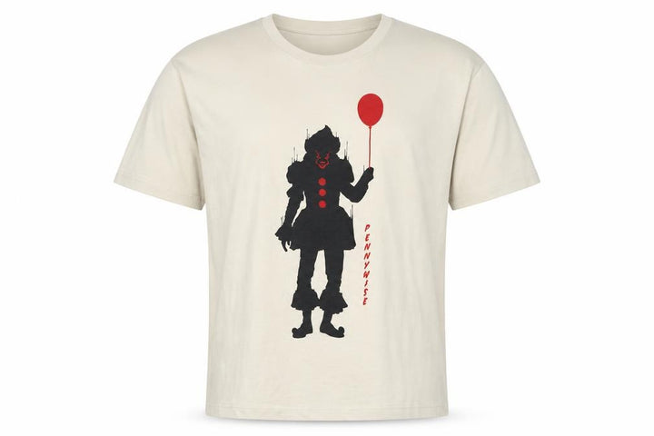 Primark Men’s Beige IT Pennywise Graphic T-Shirt Size L