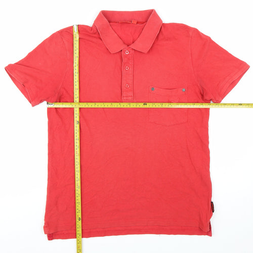 Puma Ducati Red Short Sleeve Men's Polo Shirt Size M