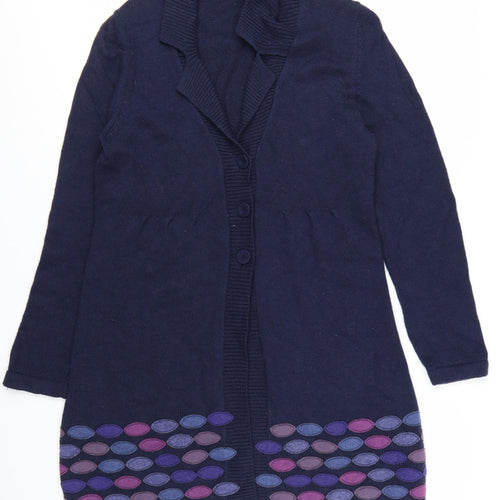 Boden Women's Blue Long Sleeve Cardigan Size 18 Classic Knit