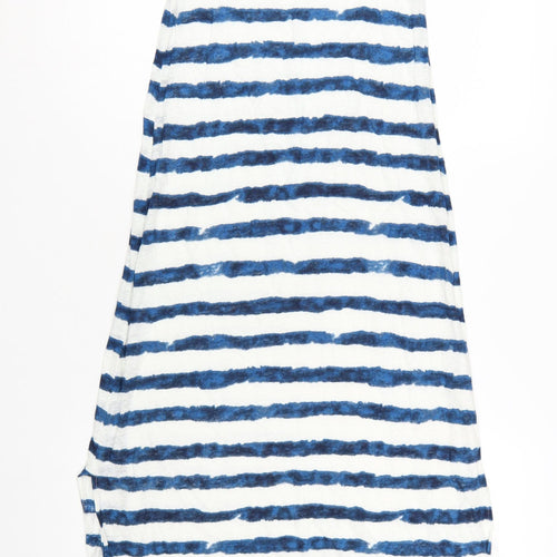 Ralph Lauren Women’s Blue Striped Sleeveless Long Tank Dress Size S