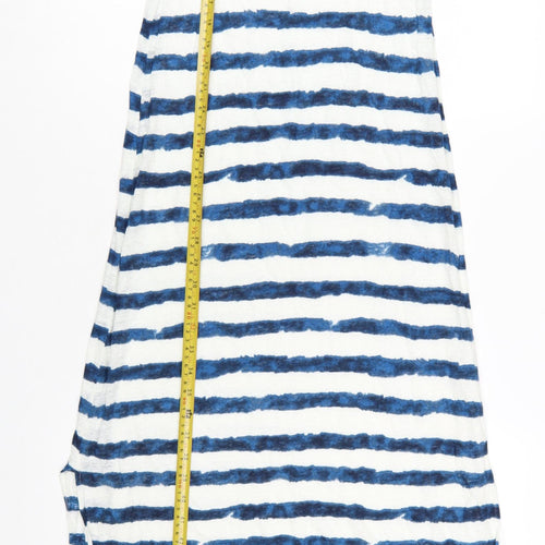 Ralph Lauren Women’s Blue Striped Sleeveless Long Tank Dress Size S