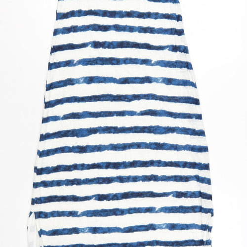 Ralph Lauren Women’s Blue Striped Sleeveless Long Tank Dress Size S