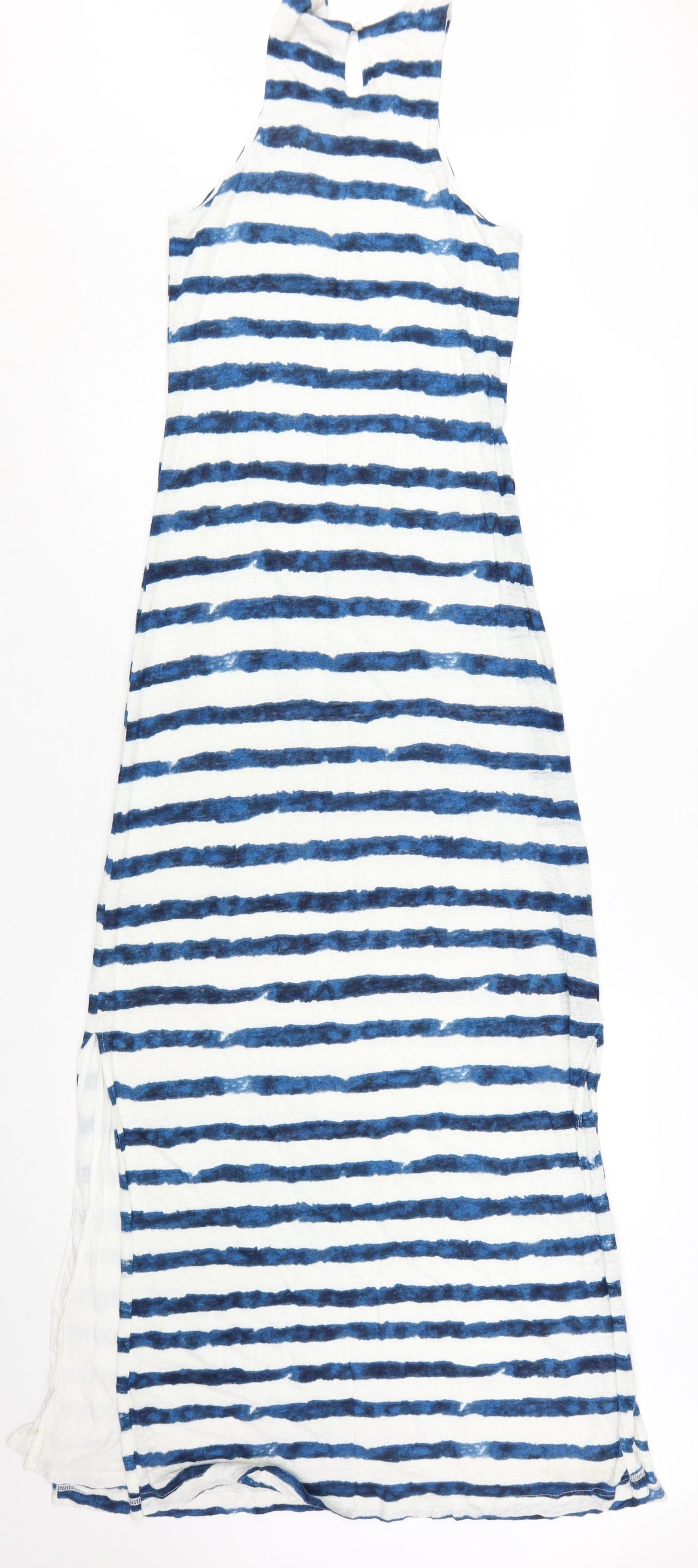 Ralph Lauren Women’s Blue Striped Sleeveless Long Tank Dress Size S