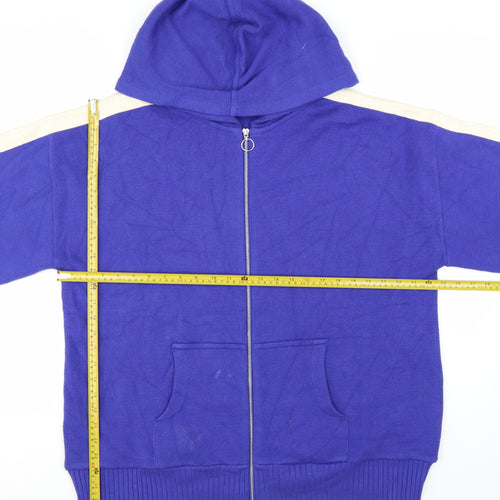 Next Women’s Blue Full Zip Hooded Knit Jumper XL
