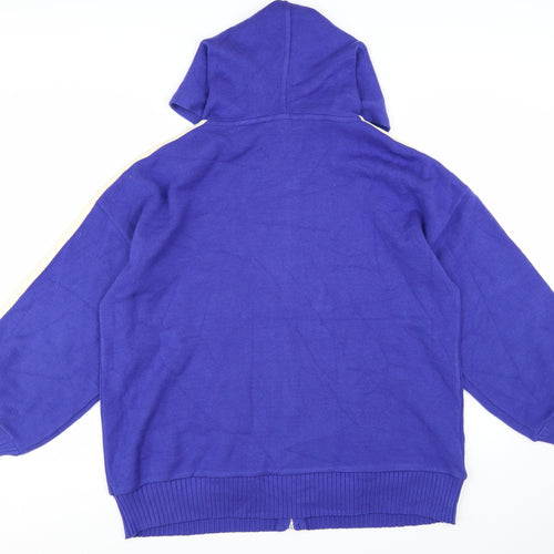Next Women’s Blue Full Zip Hooded Knit Jumper XL