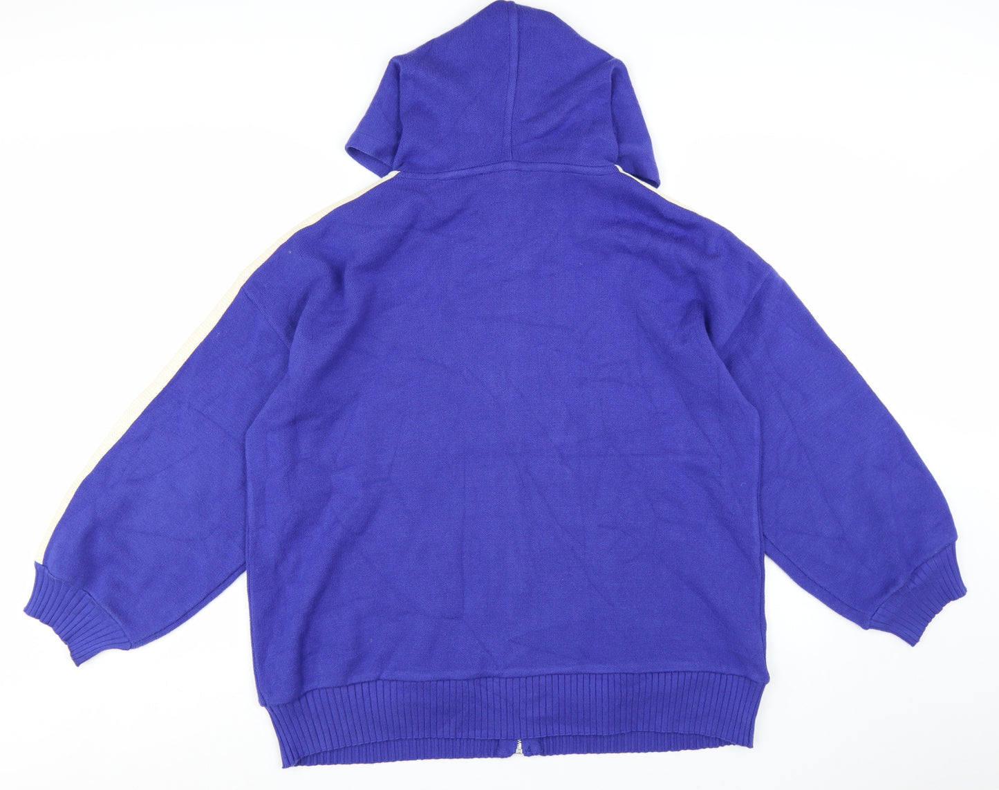 Next Women’s Blue Full Zip Hooded Knit Jumper XL