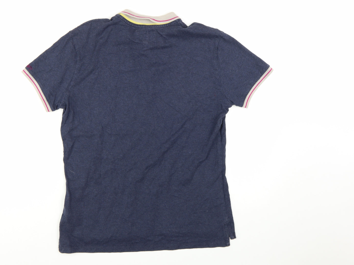 Armani Jeans Men's Blue Short Sleeve Cotton Polo Shirt XL