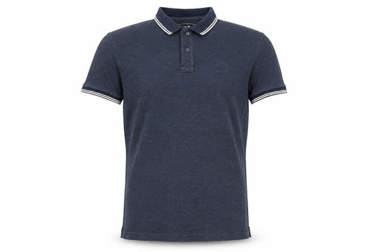Tom Tailor Denim Men's Blue Regular Fit Polo Shirt Size M