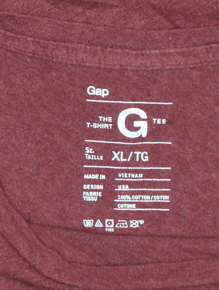 Gap Men's Red Appalachian Trails Graphic T-Shirt XL Cotton