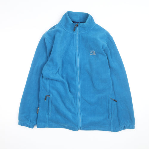 Karrimor Women's Blue Fleece Full Zip Outdoor Jacket Size 16