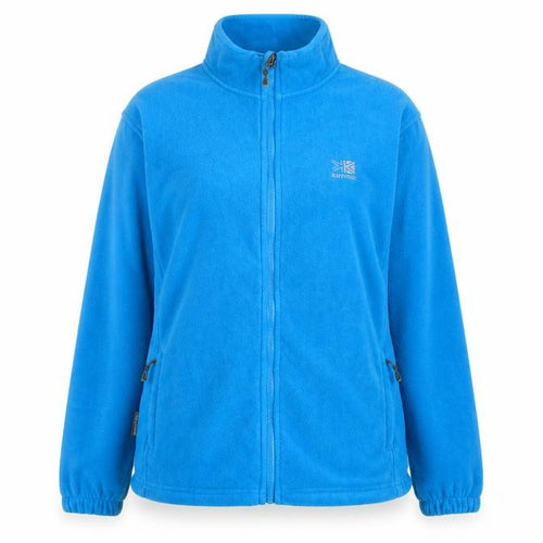 Karrimor Women's Blue Fleece Full Zip Outdoor Jacket Size 16