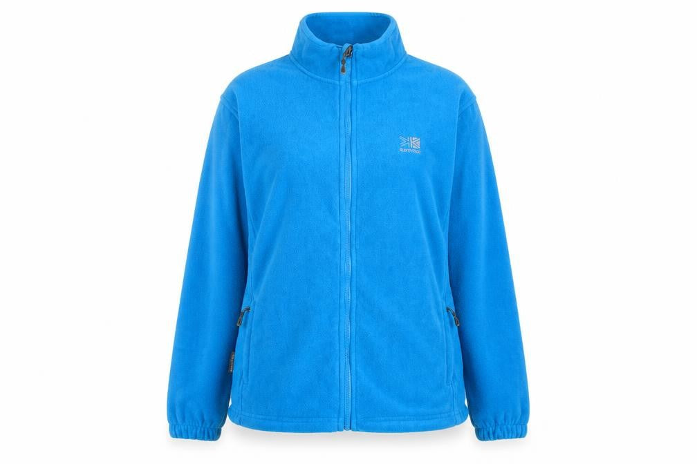 Karrimor Women's Blue Fleece Full Zip Outdoor Jacket Size 16