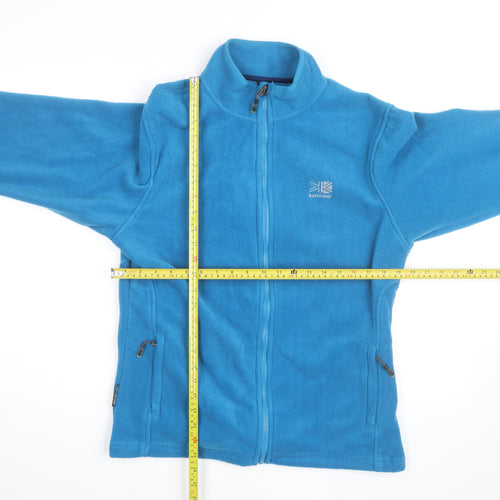 Karrimor Women's Blue Fleece Full Zip Outdoor Jacket Size 16