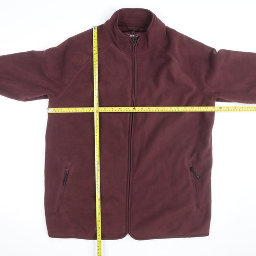 Marks and Spencer Men’s Brown XL Fleece Full Zip Activewear Jacket