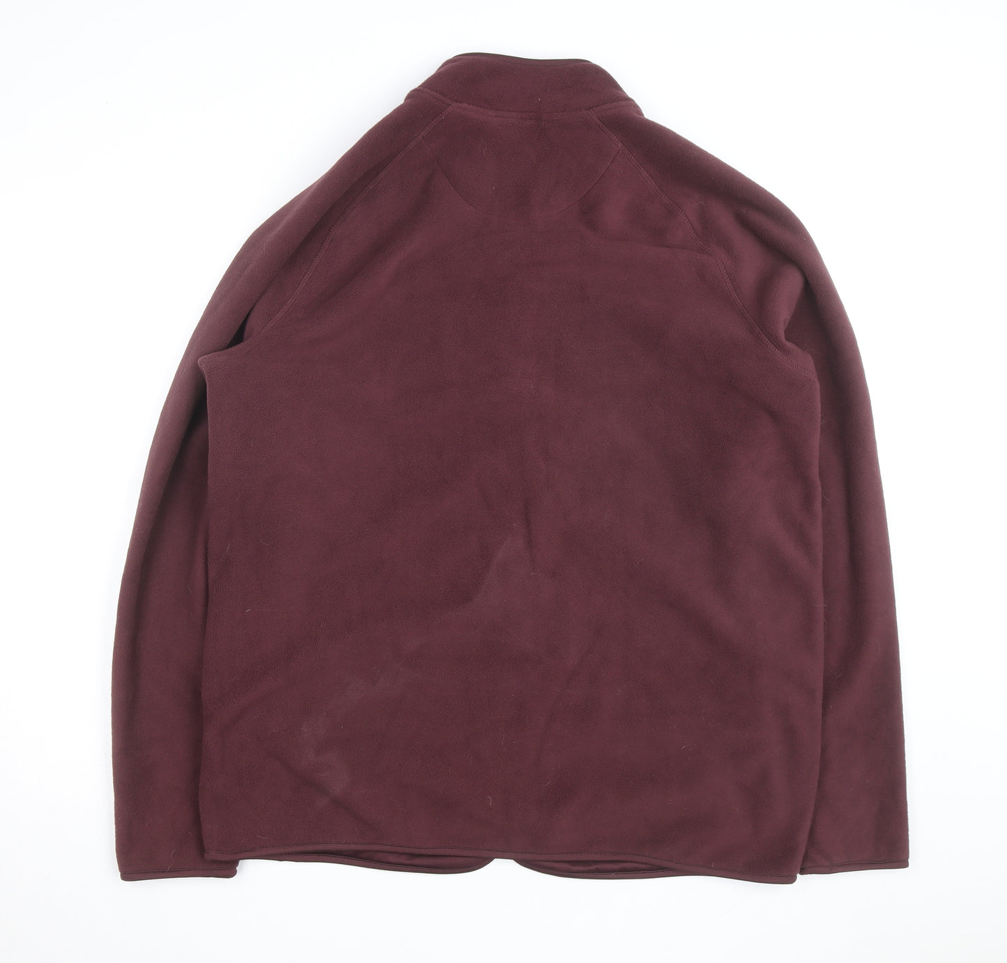 Marks and Spencer Men’s Brown XL Fleece Full Zip Activewear Jacket
