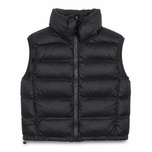 Zara Women's Black Puffer Down Waistcoat M Short Quilted Vest