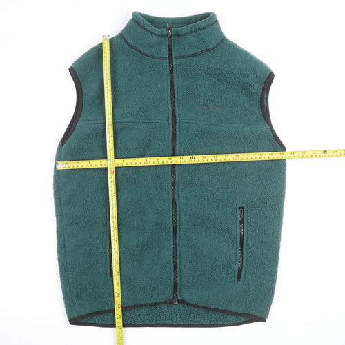 Polartec Men's Green Fleece Zip Waistcoat Bodywarmer Size S