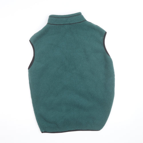 Polartec Men's Green Fleece Zip Waistcoat Bodywarmer Size S