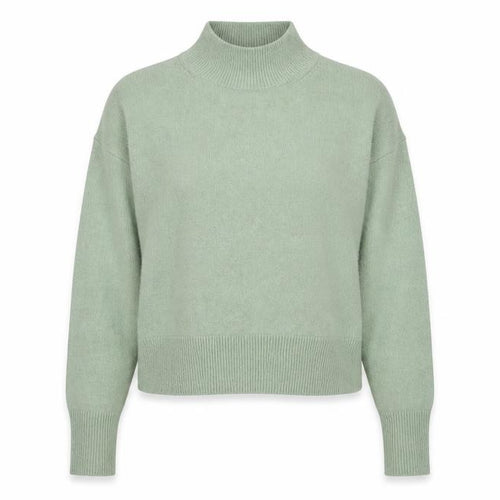 & Other Stories Women Green Wool Mock Neck Knit Jumper M