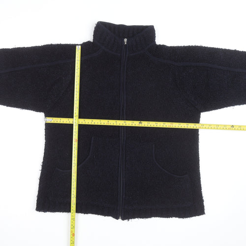 Eliza Scott Men's Black Full Zip Chunky Knit Jumper M