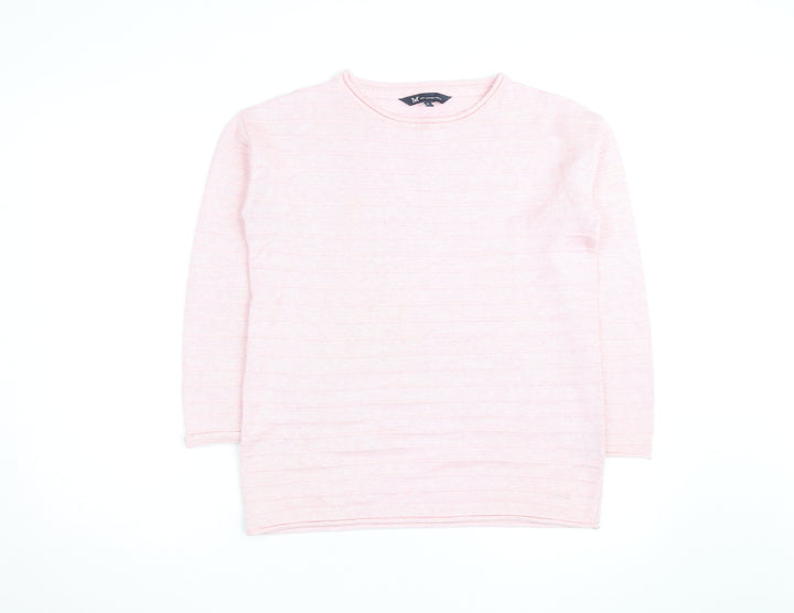 Crew Clothing Women’s Pink Cotton Blend Knit Jumper Size 8