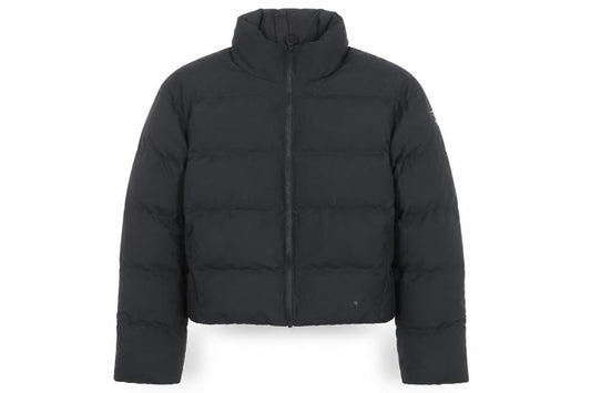 Gymshark Men's Black Puffer Jacket Size S Full Zip Lightweight Warm