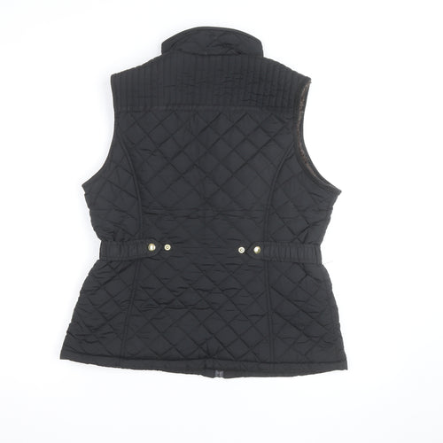 Weatherproof Women's Black Quilted Padded Waistcoat Size S