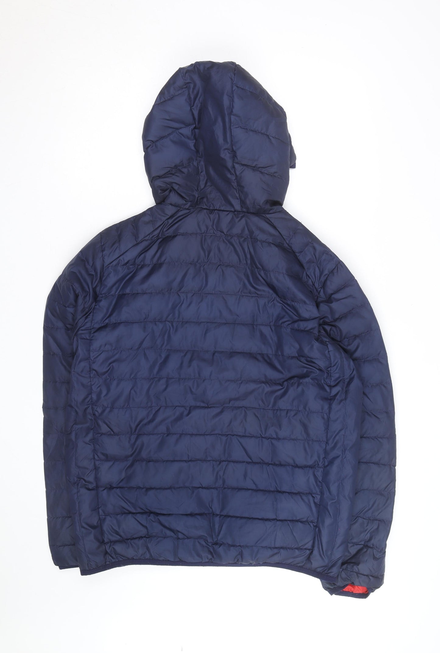 Ushuaia Polo Men's Blue L Puffer Down Hooded Winter Jacket