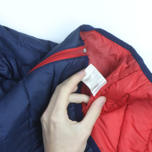 Ushuaia Polo Men's Blue L Puffer Down Hooded Winter Jacket