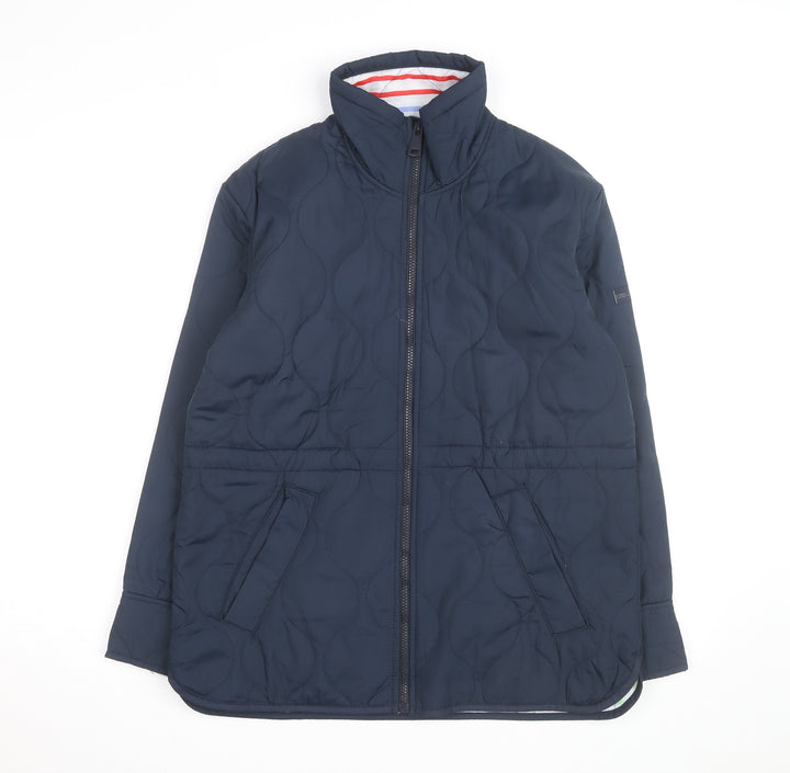 Regatta Womens Blue Quilted Mid-Length Jacket Size 12